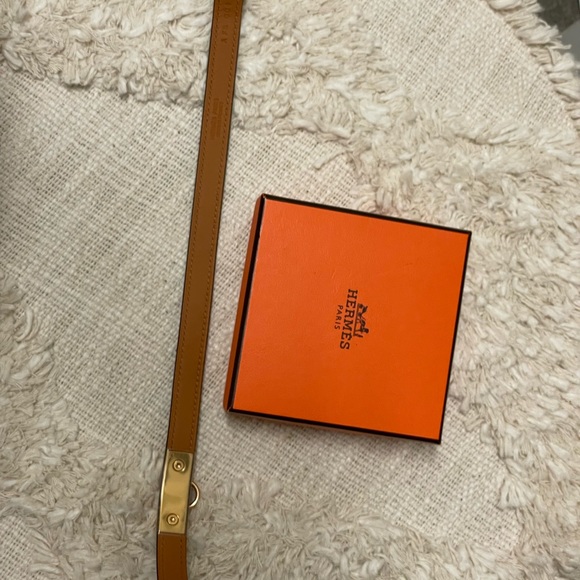 Hermes Rivale Double Tour Bracelet Etoupe Rose Gold XS - Picture 9 of 11